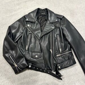 Zara Vegan Leather Jacket